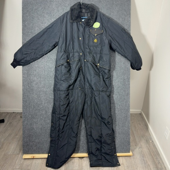 Refrigiwear Other - RefrigiWear Iron Tuff Coveralls Mens 3XL Black Nylon Hello‎ Fresh Insulated Work